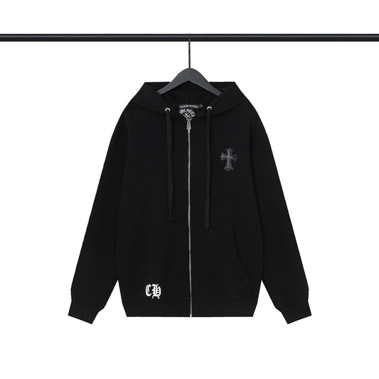 Chrome Heart Hoodie Cross Hooded Jacket Casual Couple